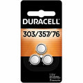 Duracell 303/357 Silver Oxide Button Batteries, 3 / Pack, DURDU3033573
