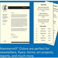 Sylvamo Hammermill Colors Copy Paper, Cream, 8 1/2" x 11", 10 / Carton, HAM168030CT
