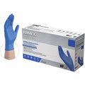 Ammex Nitrile Powder-Free Exam Gloves, Blue, 100 / Box, AMXACNPF46100