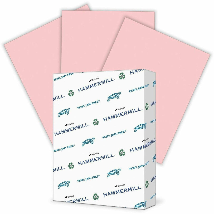 Hammermill 24lb Color Paper, 8.5" x 11", Pink, Eco-friendly, 10 / Carton, HAM104463CT