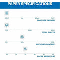 Sylvamo Hammermill 24lb Color Paper, Pink, 8 1/2" x 11", 10 / Carton, HAM104463CT