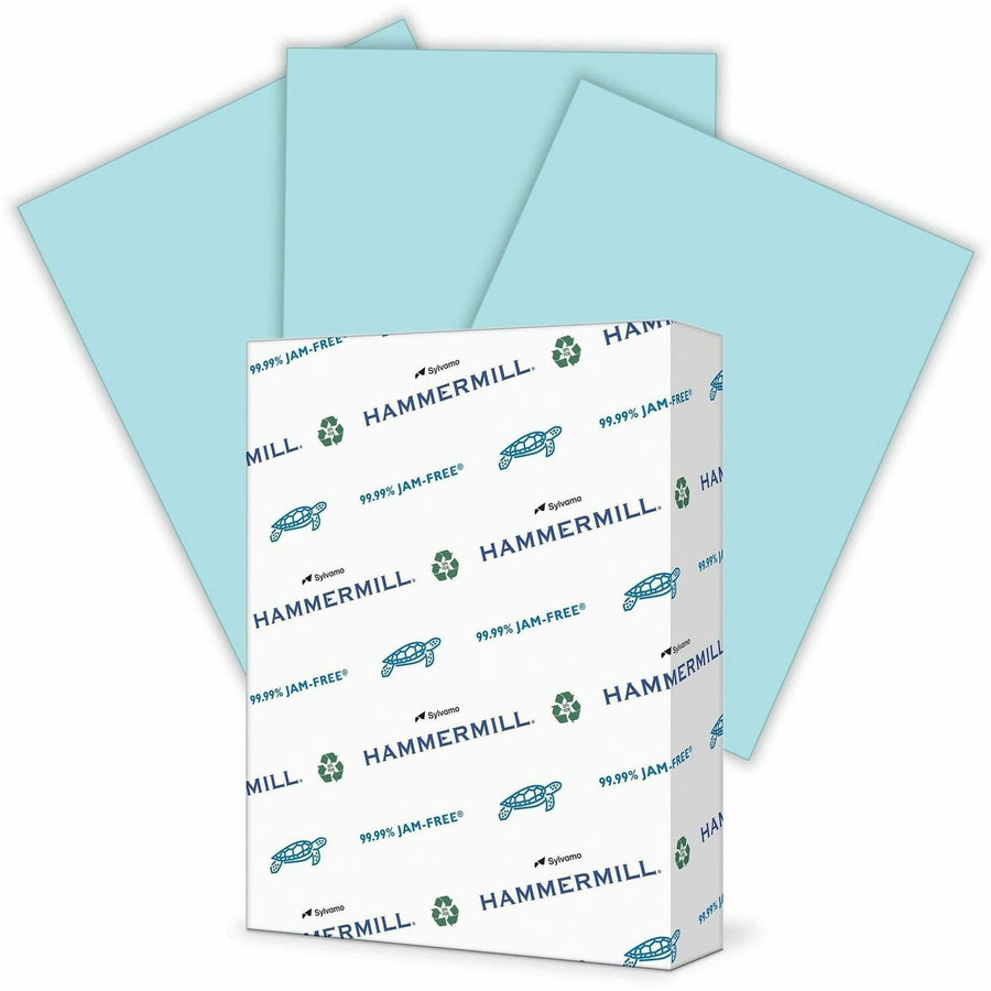 Hammermill 24lb Color Paper, 8.5" x 11", Blue, Eco-friendly, 10 / Carton, HAM103671CT