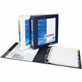 Avery One Touch EZD Locking Ring View Binders, Black, 8 1/2" Width x 11" Length, 12 / Carton, AVE68054CT