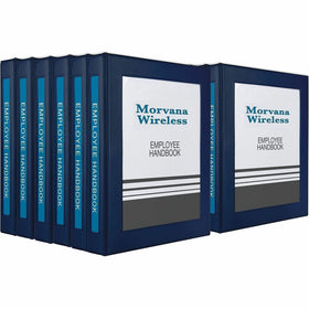Avery One Touch EZD Locking Ring View Binders, Navy Blue, 8 1/2" Width x 11" Length, 12 / Carton, AVE68055CT