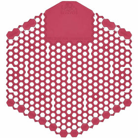 Fresh Wave 3D Urinal Screen, Dark Red, 6 / Carton, FRS3WDS60SAPCT