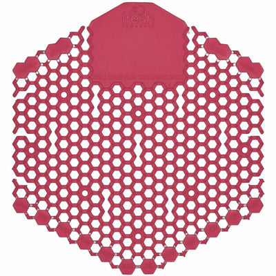 Fresh Wave 3D Urinal Screen, Dark Red, 6 / Carton, FRS3WDS60SAPCT