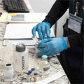 Ammex Nitrile Powder-Free Exam Gloves, Blue, 100 / Box, AMXACNPF42100