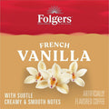 J.M. Smucker Folgers Ground French Vanilla Medium-Roast Ground Coffee, FOL98181