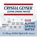 Crystal Geyser Water Company Crystal Geyser Alpine Bottled Spring Water, 2 / Pallet, CGW24514PL