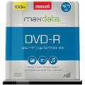 Maxell DVD Recordable Media - DVD-R - 16x - 4.70 GB - 100 / Pack, MAX638014