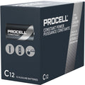 Duracell Procell by Alkaline C Batteries, Black, 12 / Box, DURPC1400