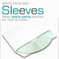 Maxell CD/DVD Paper Sleeves White 50 Pack, 1 Box, MAX190135