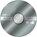 Maxell DVD Recordable Media - DVD+R - 16x - 4.70 GB - 1 Pack - Silver, MAX639013