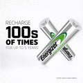 Energizer Recharge Power Plus Rechargeable AA Batteries, 4 / Pack, EVENH15BP4