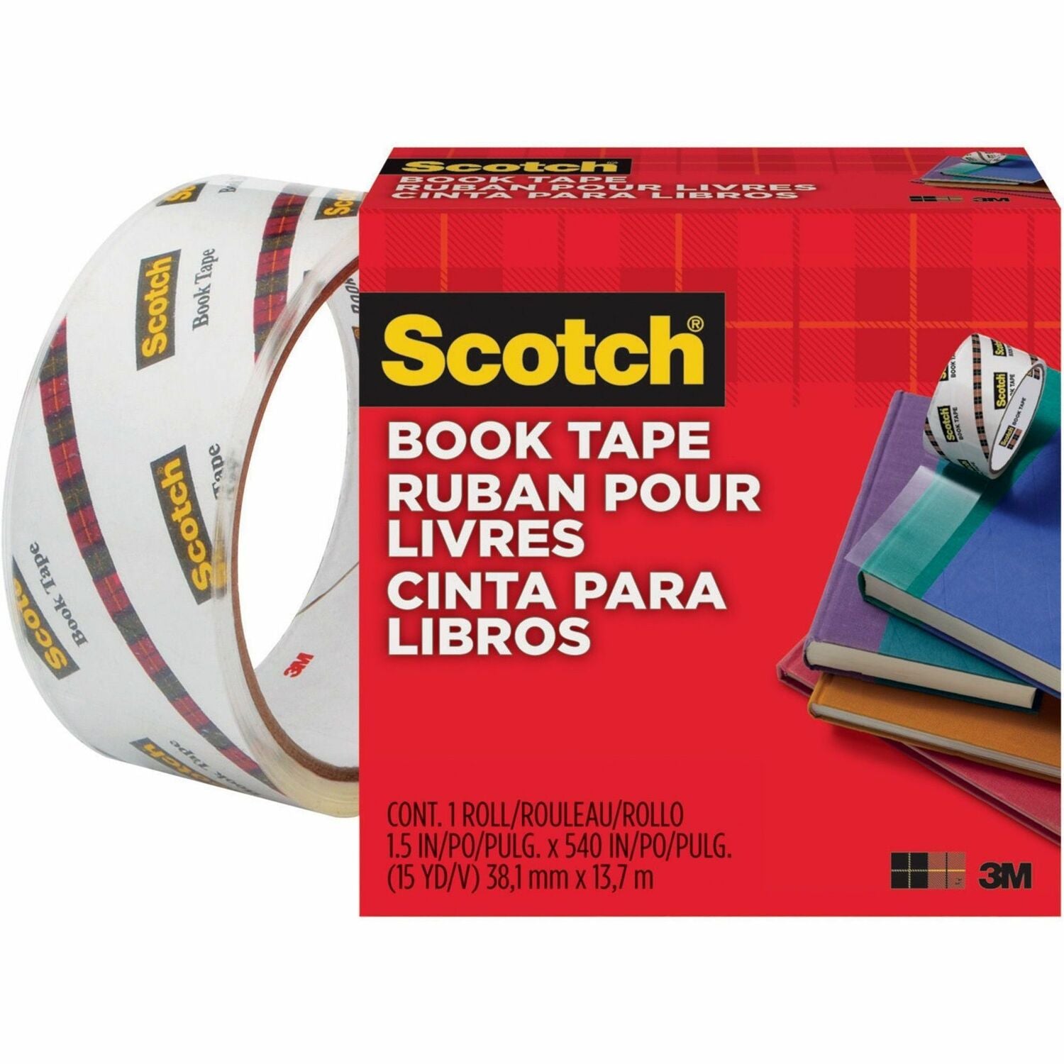 Scotch Book Tape, 1 Roll