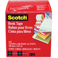 3M Scotch Book Tape, Clear, 1 Roll, MMM8454