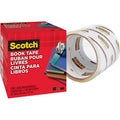 3M Scotch Book Tape, Clear, 1 Roll, MMM8454