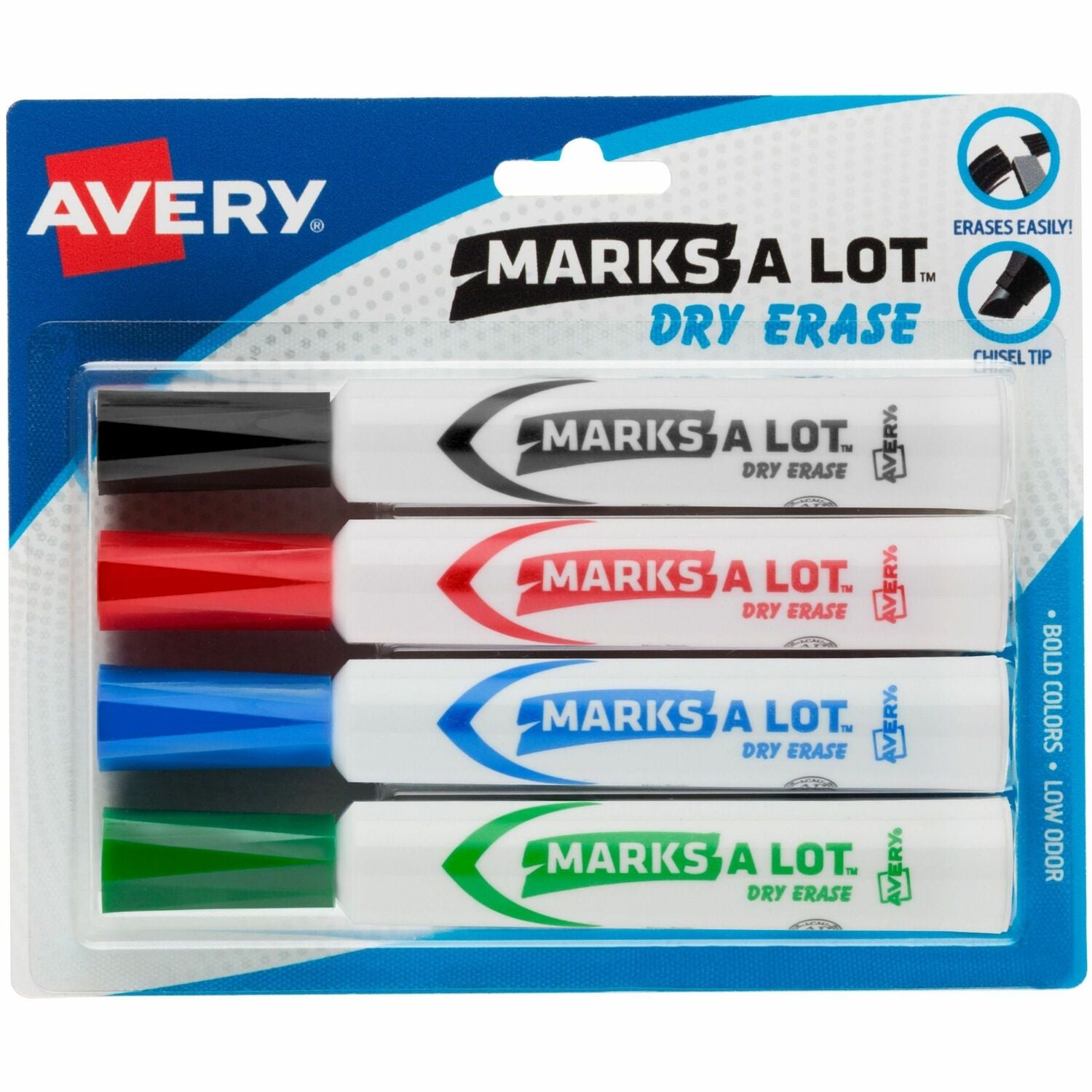 Avery® Marks A Lot Desk-Style Dry-Erase Markers, 1 Pack