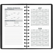 At-A-Glance Weekly Planner, Black, Pocket, 2 1/2" x 4 1/2", 1 Each