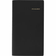 At-A-Glance Monthly Planner, Black, Pocket, 3 1/2" x 6", 1 Each