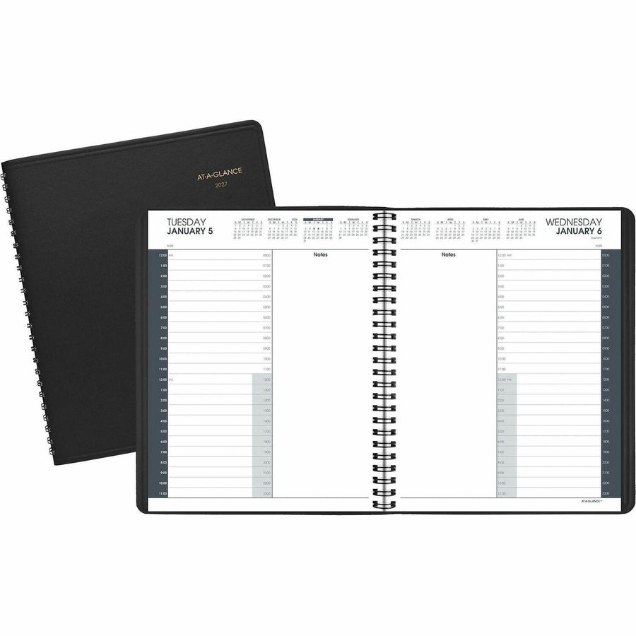 ACCO At-A-Glance 24-HourAppointment Book Planner, 8 1/2", /BX 6BX/CT — view 1