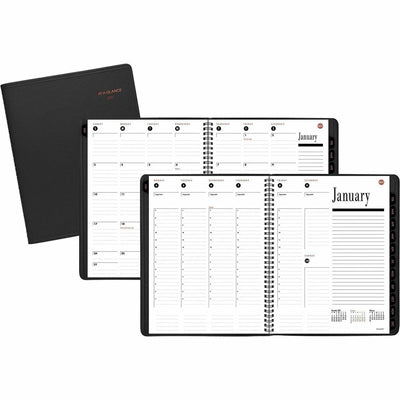ACCO At-A-Glance 800 Range Appointment Book Planner, Black, 8 1/4", 6EA/BX 6BX/CT — view 1