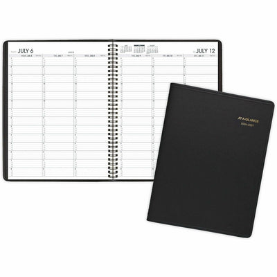 ACCO At-A-Glance Academic Weekly Appointment Book, Black, 8 1/4", 12EA/CT — view 1