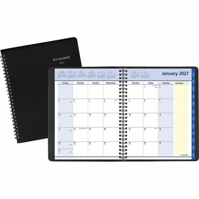 ACCO At-A-Glance QuickNotes Planner, Black, 7", 6EA/BX 2BX/CT — view 1