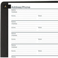ACCO At-A-Glance Large Telephone/Address Book, Black, 5" Width, AAG8001105
