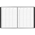 ACCO At-A-Glance 4-Person Undated Daily Appointment Book, Black, 8 1/2", AAG80-310-05