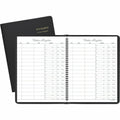 ACCO At-A-Glance Visitor's Register Book, Black, 8.50" Width x 11" Length, AAG8058005