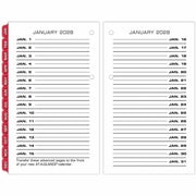 At-A-Glance Loose-Leaf Desk Calendar Refill, 1 Each
