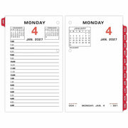At-A-Glance Loose-Leaf Desk Calendar Refill, 1 Each