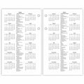 ACCO At-A-Glance Photographic Loose-Leaf Desk Calendar Refill, 3 1/2", AAGE417-50