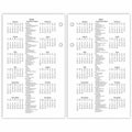 ACCO At-A-Glance Photographic Loose-Leaf Desk Calendar Refill, 3 1/2", AAGE417-50