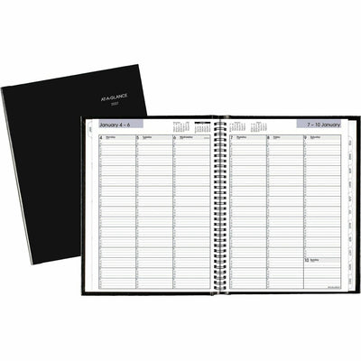 ACCO At-A-Glance DayMinder Premiere Appointment Book Planner, Black, 8", 3EA/BX 4BX/CT — view 1