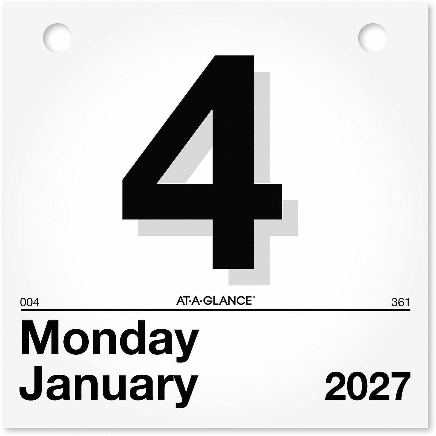 At-A-Glance "Today Is"Wall Calendar Refill, 1 Each