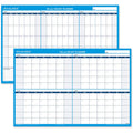 ACCO At-A-Glance 90/120-Day Erasable Wall Planner, Blue, 36", AAGPM239-28
