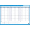 ACCO At-A-Glance 90/120-Day Erasable Wall Planner, Blue, 36", AAGPM239-28