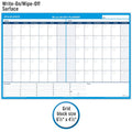 ACCO At-A-Glance 30/60 Day Undated Horizontal Wall Planner, Blue, 48", AAGPM33328