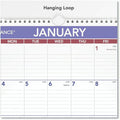ACCO At-A-Glance Write-on/Wipe-off Laminated Monthly Wall Calendar, White, 12", AAGPMLM0228
