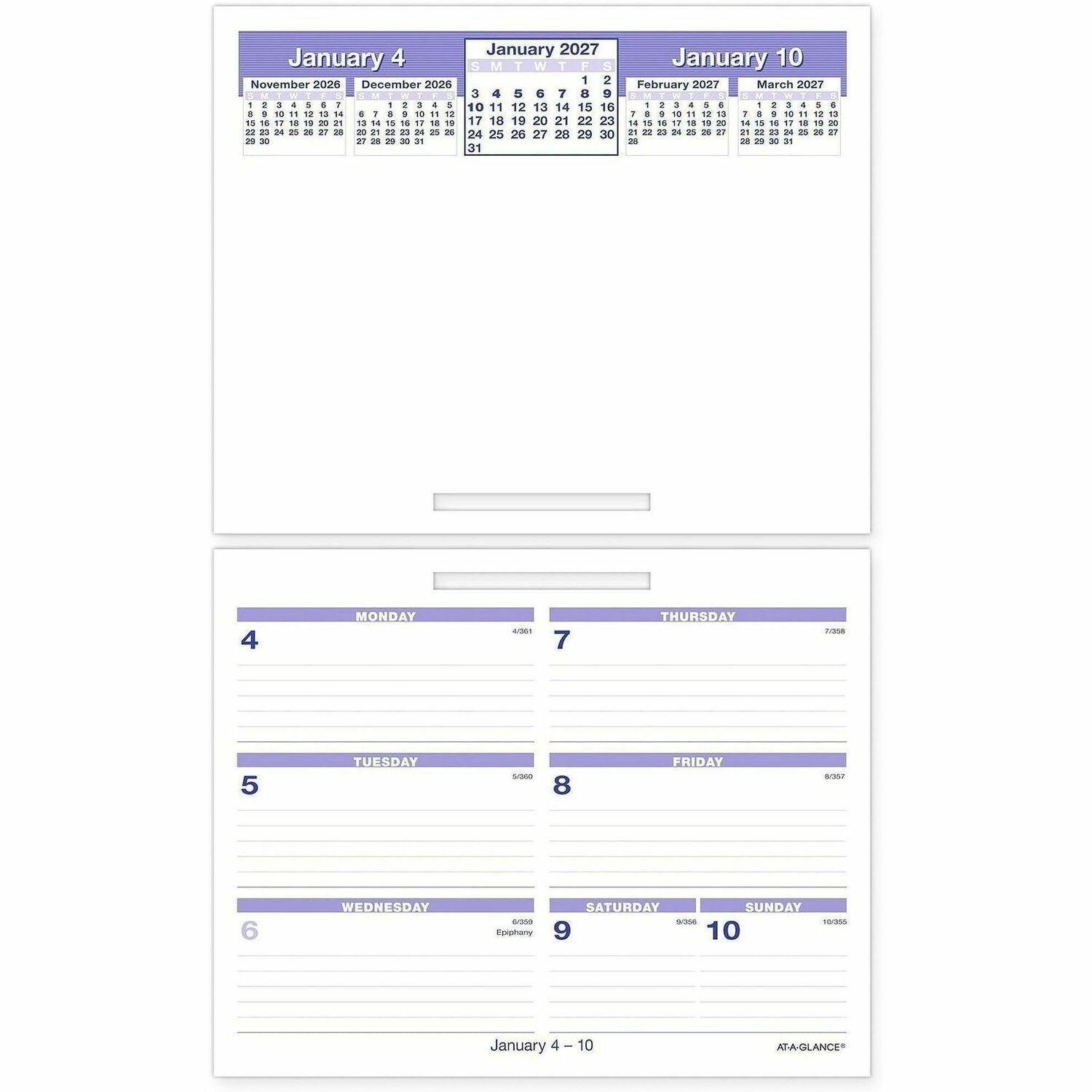 At-A-Glance Flip-A-Week Desk Calendar Refill, 1 Each
