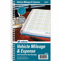 TOPS Adams Vehicle Mileage/Expense Journal Pocket, White, 5.50" Width x 8.50" Length, ABFAFR12