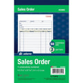 TOPS Adams Carbonless 2-part Numbered Sales Order Books, Canary, 5.56" Width x 8.43" Length, ABFDC5805