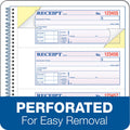 TOPS Adams Spiral 2-part Money/Rent Receipt Book, Canary, ABFSC1152