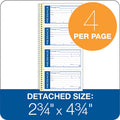 TOPS Adams Write 'n Stick Phone Message Book, 5.25" Width x 11" Length, ABFSC1153WS