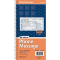TOPS Adams Spiral Bound Phone Message Books, 5.25" Width x 11" Length, ABFSC1154D