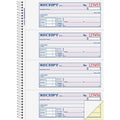 TOPS Adams Spiral 2-part Money/Rent Receipt Book, Canary, ABFSC1182