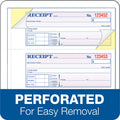 TOPS Adams Tapebound 3-part Money Receipt Book, Pink, 6.75" Width x 2.75" Length, ABFTC2701