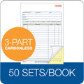 TOPS Adams Carbonless 3-part Sales Order Books, Pink, 5.56" Width x 8.43" Length, ABFTC5805